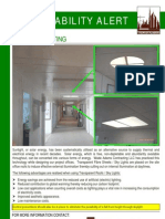 Sustainability Alert: Title: Day Lighting