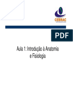 Aula 1 - Introducao A Anatomia e Fisiologia PDF