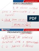 Aula 03 - Provimento Originário e Derivado