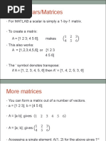 Matlab Summary