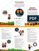 Cómo Nos Adaptamos Al Cambio Climático Tríptico