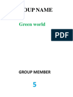 Group Name: Green World