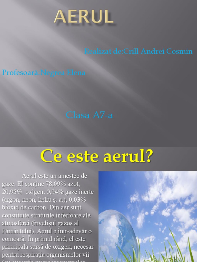 Aerul | PDF