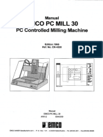 Emco PCMill30 Manual