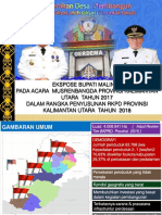 Paparan Bupati Malinau