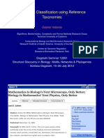Sequence Classification Using Reference Taxonomies: Gabriel Valiente