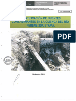 INFORME TÉCNICO #011-2014-ANA-DGCRH-GOCRH-Identificacion de Fuentes Contaminantes PDF