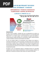 Taller de Ms Project 2013-2016