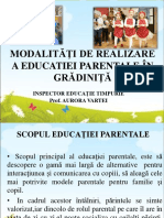 11-13-Modaliti de Realizare a Educaiei Parentale n Grdinia a Vrtei Inspector Ed Timpurie Jud Alba