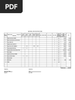 Material Specification Form PAHPR-00002