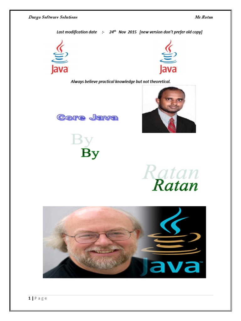 Core Java Syllabus Overview | PDF | Java (Programming Language) | Class ...