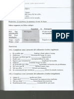 Exercícios SUBJUNTIVO - Espanhol