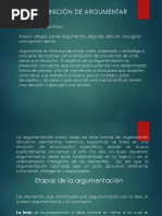 Modos de Argumentar