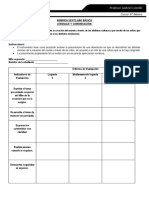 Pauta Disertación Mitos de La Creación 6° Básico