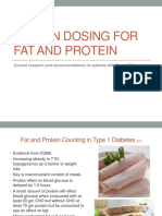 Insulin Dosing For Fat and Protein