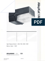 Sylvania AlleyKat Low Wattage HID Spec Sheet 1-87