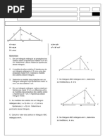 Teorema de Thales Exercícios