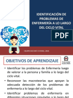 Clase #5 Identificación de Probemas de Enfermería A Lo Largo Del Ciclo Vital 2018