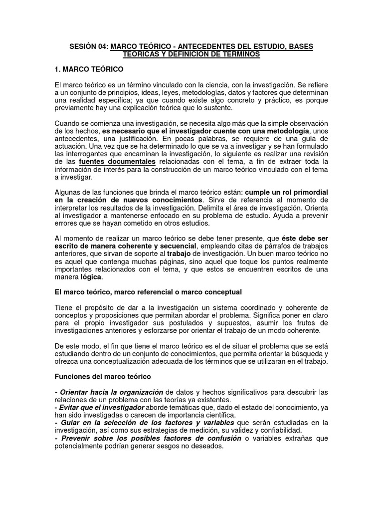 Como Poner Los Antecedentes En Un Trabajo De Investigacion