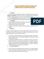 La Estrategia de Campaña Enelelctoral en Todo Los Ambitos Que Se Debe Abarcar