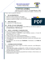 CONVOCATORIA Ajedrez PDF