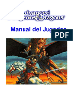 Advanced Dungeons & Dragons - Segunda Edición - Castellano - Manual de Jugador PDF