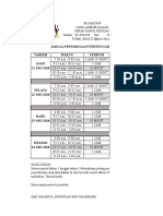 Jadual Peperiksaan Pertengahan Tahun