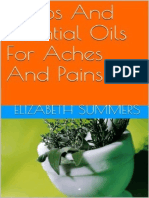 Herbs and Essential Oils for Aches and Pains