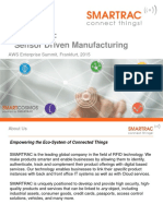 Industry 4.0: Sensor Driven Manufacturing: AWS Enterprise Summit, Frankfurt, 2015