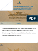 Kerangka Penyusunan RPJMN 2020-2024 Sub Sektor Minerba