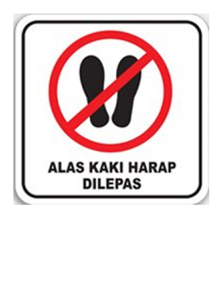 Alas Kaki Sign Board Alas Kaki Sign Board