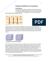 Infrared Energy, Emissivity Reflection & Transmission