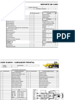 Reporte diario de inspección para cargador