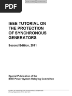 Ieee Tutorial On The Protection of Synchronous Generators Cover