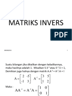Matrik Invers Editing
