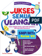 Sukses Semua Ulangan SMPMTs Kelas VII