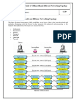 Study of OSI Model and Different Networking Topology ECD: Subject: TSSN