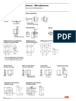 Pilot Devices - Miscellaneous: Dimensions and Drilling Plans