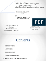 BMS Institute of Technology And: Fuel Cell"