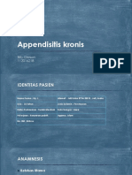 Appendisitis Kronis - Case DR Tri Joko
