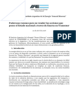 El Iae Gral Mosconi Sobre La Venta de Transener - NOTICIAUNO