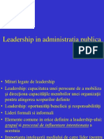Leadership in Administratia Publica Pif