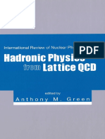 Anthony M Green-Hadronic Physics From Lattice QCD (International Review of Nuclear Physics) (2004)