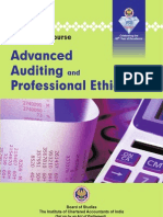 Adcanced Auditing and Professional Ethics Vol. 1