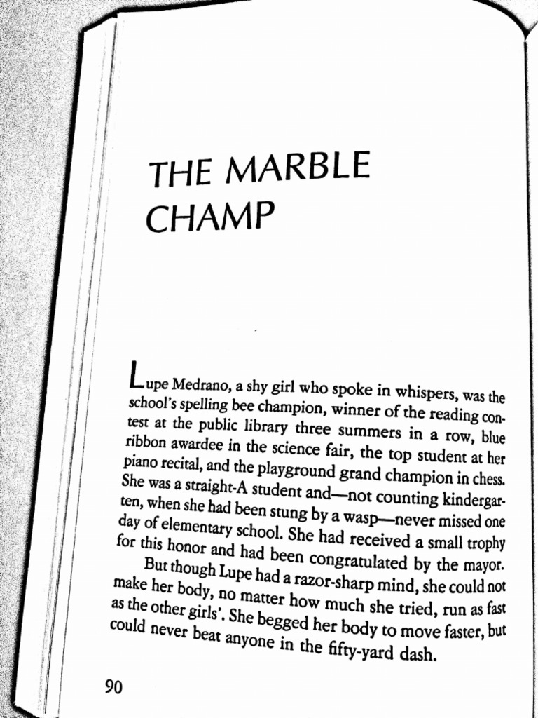 The Marble Champ PDF