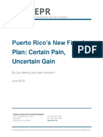 Puerto Rico’s New Fiscal Plan
