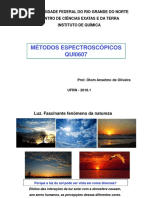 AULAS INICIAIS - Programao e Aspectos Gerais Da Espectroscopia