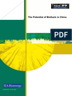 The Potential of Biofuels in China IEA Bioenergy Task 39 September 2016