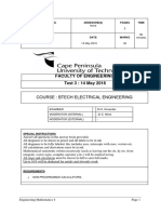 Maths 4 Test 3 2016 PDF