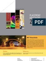 Placement Brochure: National Institute of Technology, Rourkela